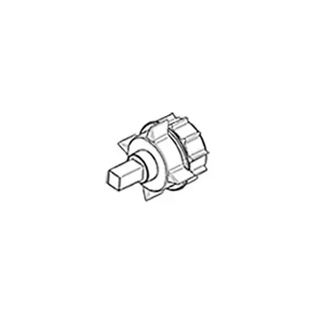 Capăt din material textil din stânga pentru copertine Dometic PW 1000, PW 1100, PW 1500, PR 2500 cu lungime - 2,6 - 4 m