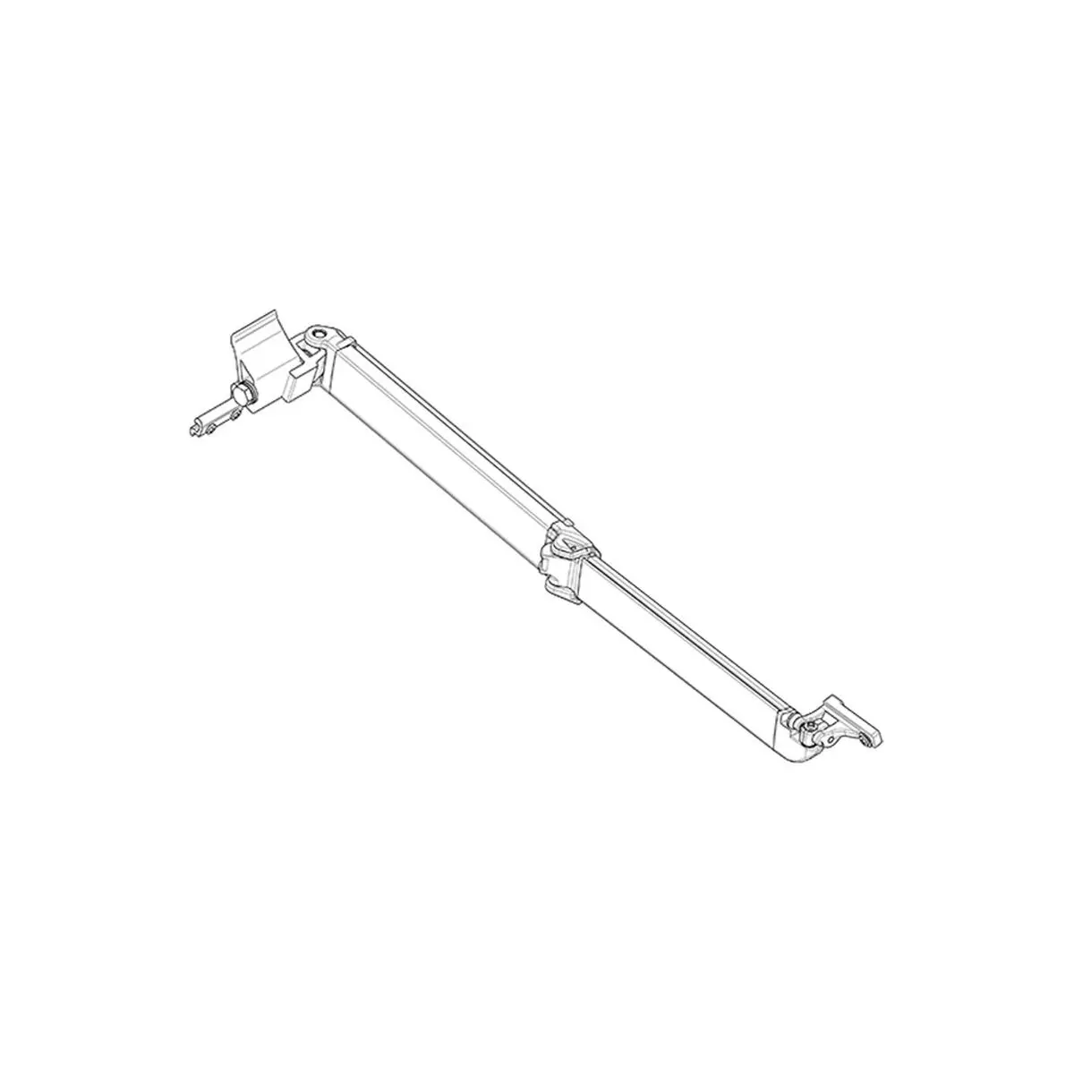 Braț articulat stânga pentru copertine Dometic PW 1500 cu extensie 2,75 m
