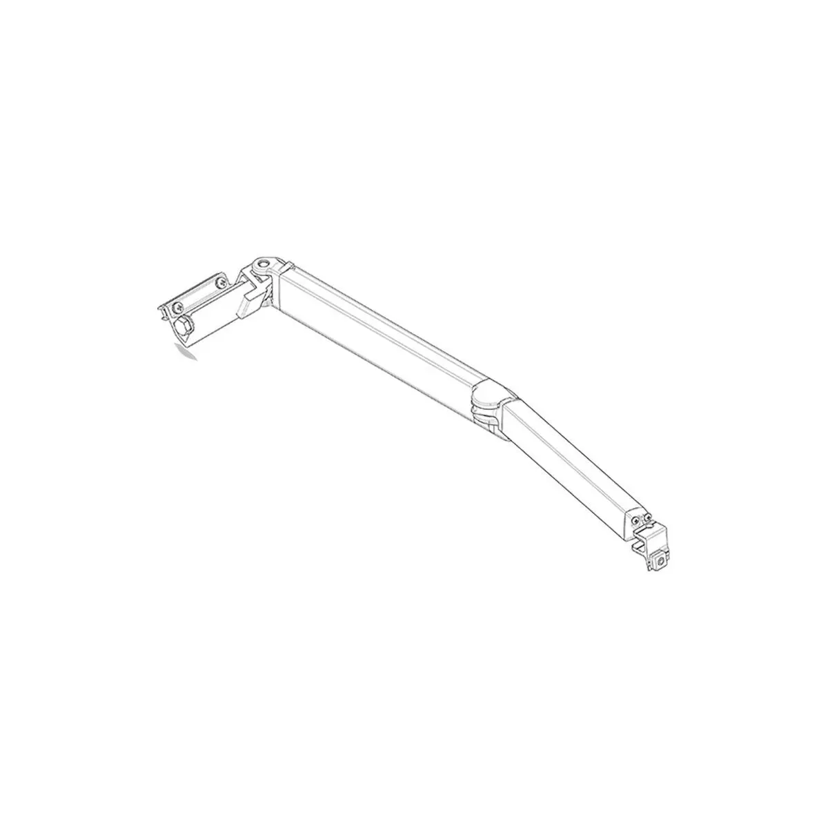 Braț articulat stânga pentru copertina Dometic PR 2000 cu lungimea de 3 m, extensie 2,5 m