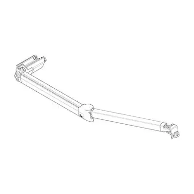 Braț articulat pe dreapta pentru copertina Dometic PR 2000 cu lungimea de 2,65 m, extensie 2 m