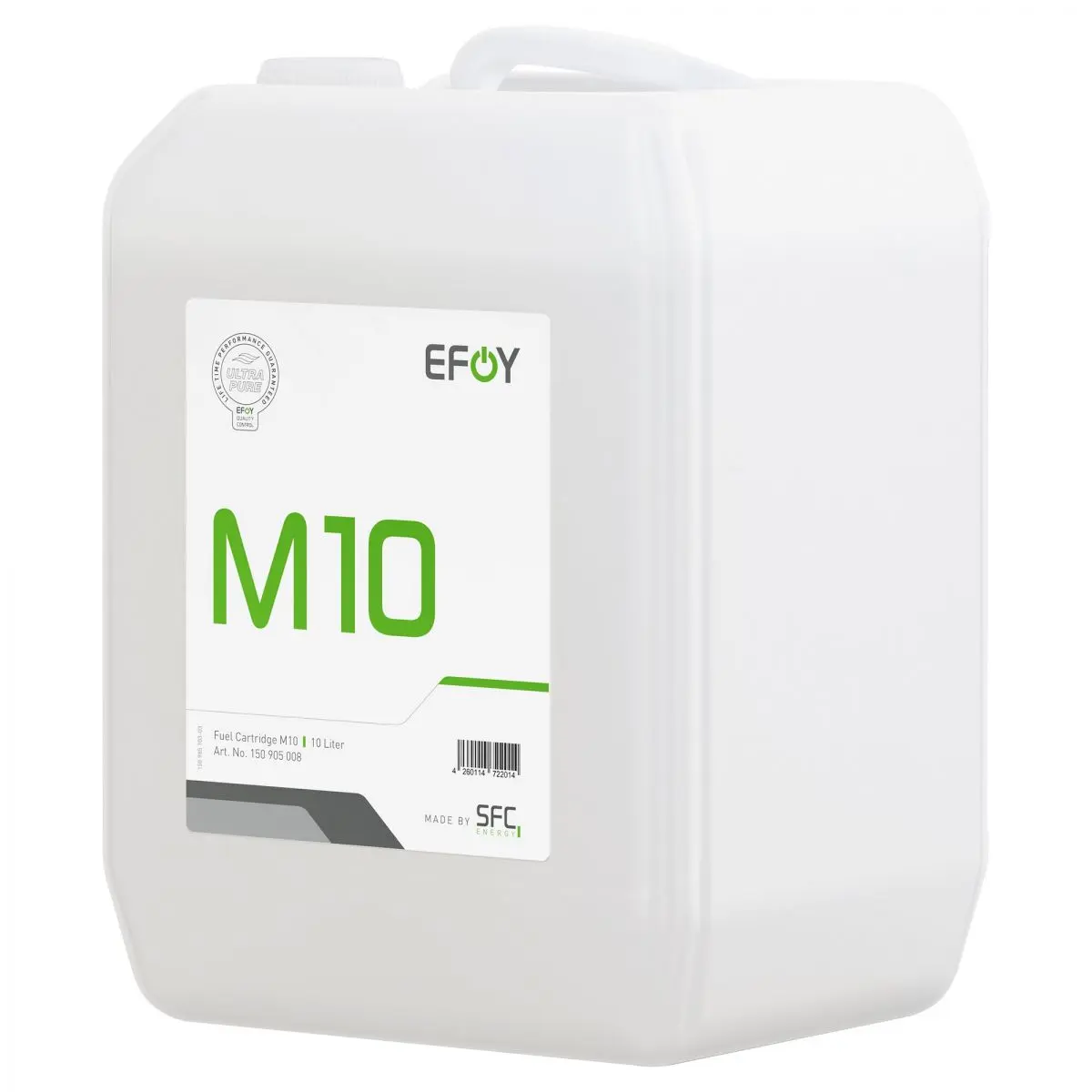 M10 üzemanyagpatron EFOY üzemanyagcellákhoz, 10 liter