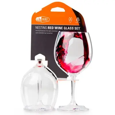 Pohár na pitie Nesting - Sada 2 pohárov na červené víno 275 ml
