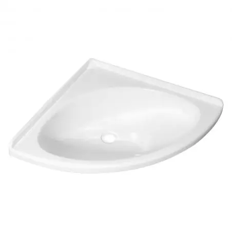 Chiuveta de colt - alba, 420 x 170 x 420 mm