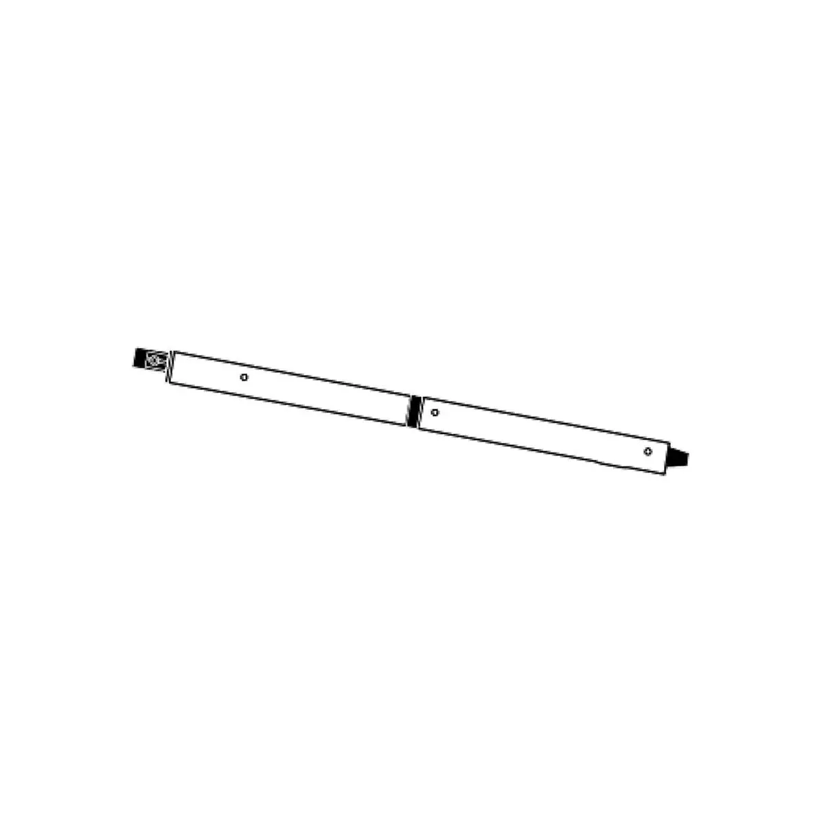 Alu G2 2,5 m feszítőrúd a Sun- and Rain-Blocker-Side 1200-hoz