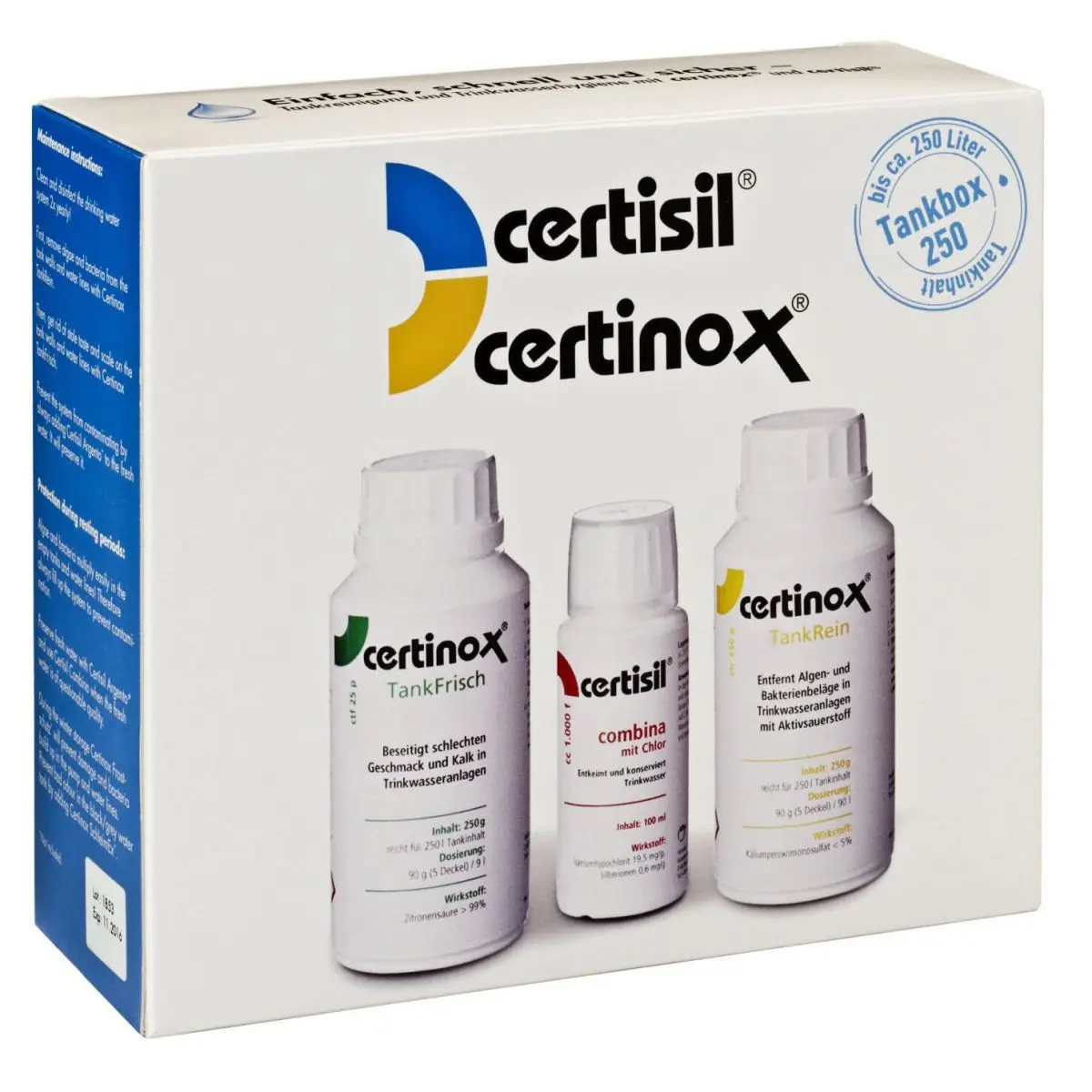certibox - 250 Set, kompletné balenie