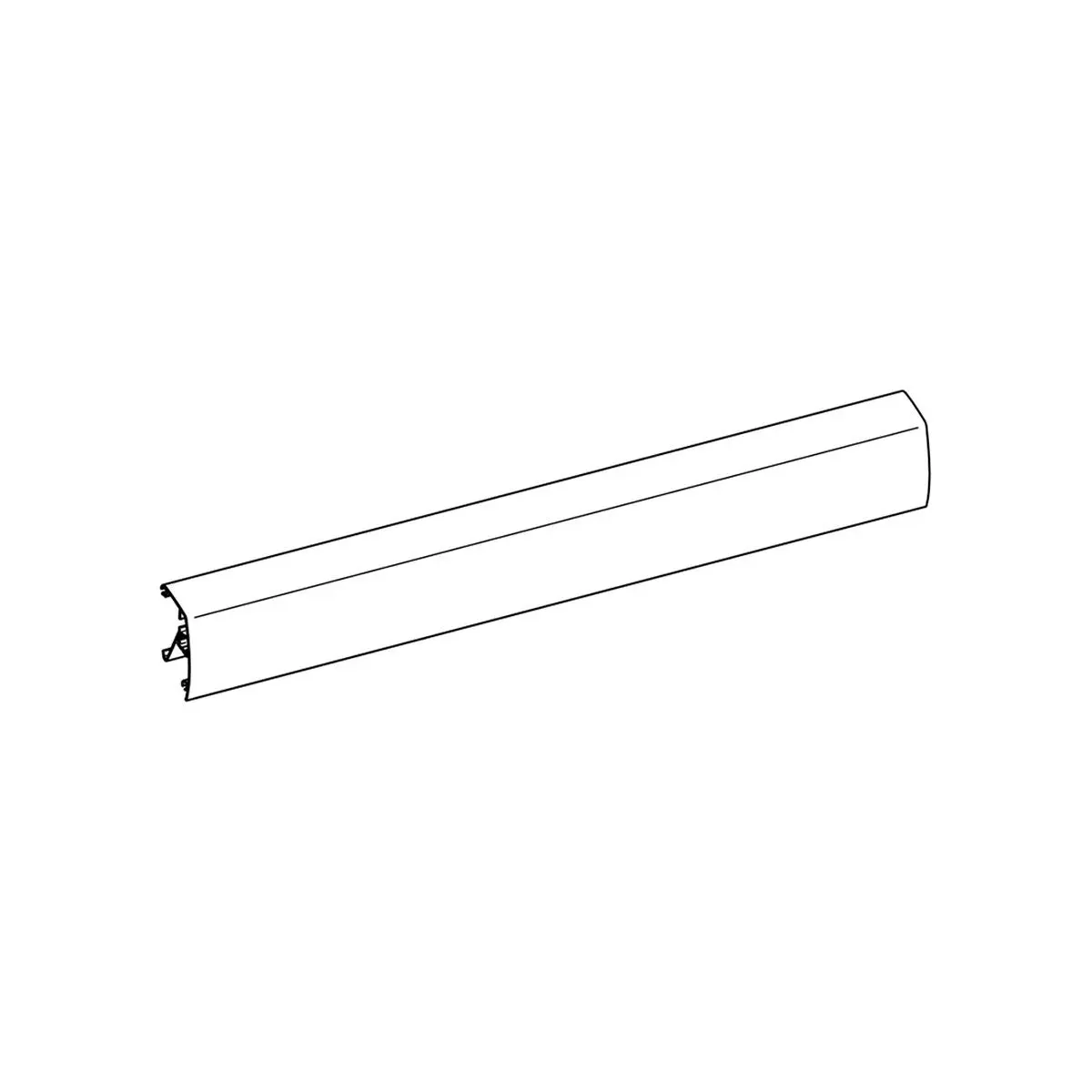 Panoul frontal 3 m TO 6200, alb