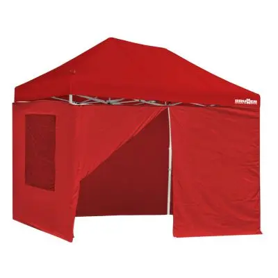 Súprava bočných stien Zeb Classic - 450 cm, červená