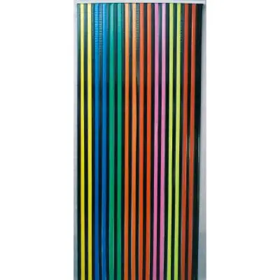 Perdeaua curea - 90 x 200 cm, alb-negru