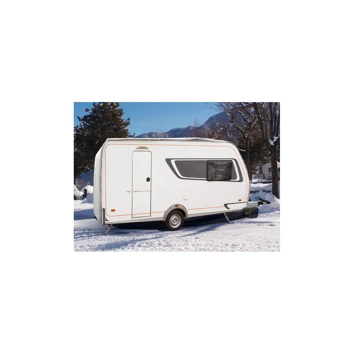 Kryt na karavan 6M, 400-450 x 240 x 220 cm