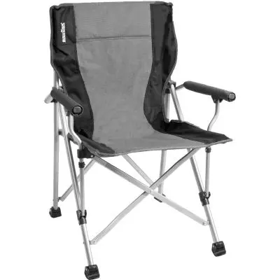 Scaun pliabil Raptor, gri/negru