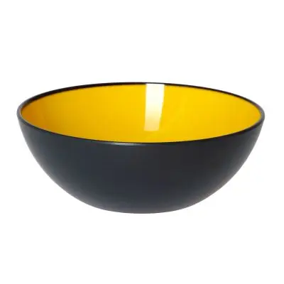 Bol cu cereale - 15 cm, galben