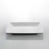 Quadrato Fekete-fehér étkészlet sorozat - desszerttál 20 x 20 cm