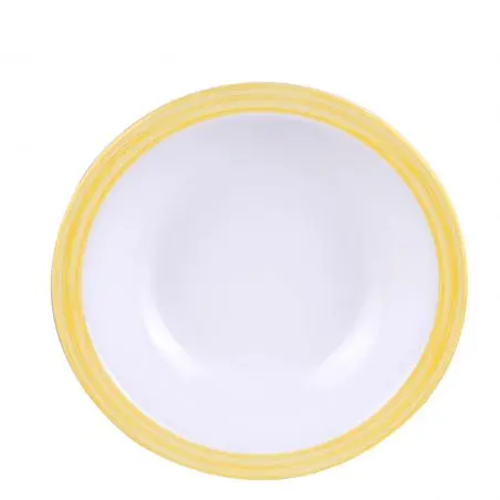 Séria riadu Family 4-Set Bistro - polievkový tanier, žltý