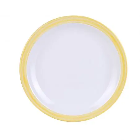 Séria riadu Family 4-Set Bistro - plochý tanier, žltý