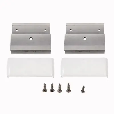 Podpery pre strešný nosič Roof-Rack deluxe, s krycou čiapkou, biela, sada 2 ks