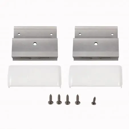Podpery pre strešný nosič Roof-Rack deluxe, s krycou čiapkou, biela, sada 2 ks