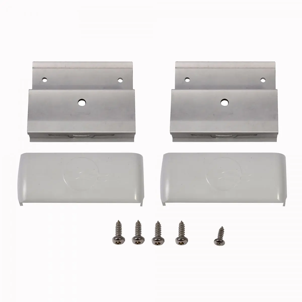 Suporturi pentru portbagaj deluxe, cu capac gri, set 2 buc
