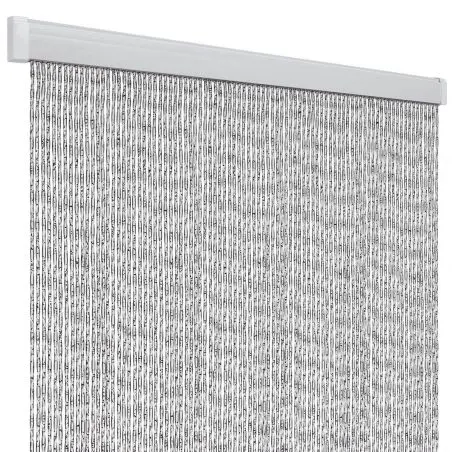 Ajtófüggöny Rain - 60 x 190 cm, fehér/ezüst