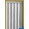 Korda ajtófüggöny - 100 x 220 cm, fehér/ezüst