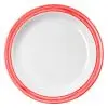 Asztali sorozat Family 4-Set Bistro - desszert tányér, piros