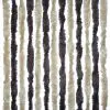 Šenilový fleecový záves do obytného auta - 56 x 205 cm, hnedý/béžový