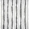Camper cu perdea fleece chenille - 56 x 205 cm, gri/alb