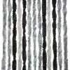 Cort din fleece/drapea de balcon - 100 x 205 cm, gri deschis/argintiu/antracit