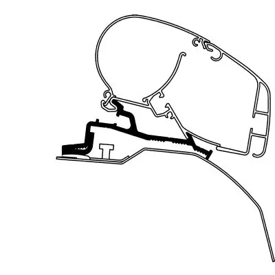 Adapter Fiat Ducato-hoz 2006/07-től Dometic PR 2000 napellenzőig