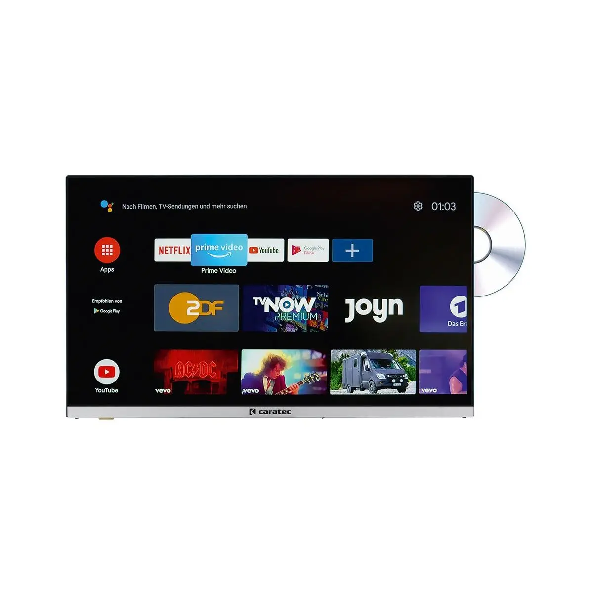 TV Caratec Vision CAV240X-DB.SB, 12 volți
