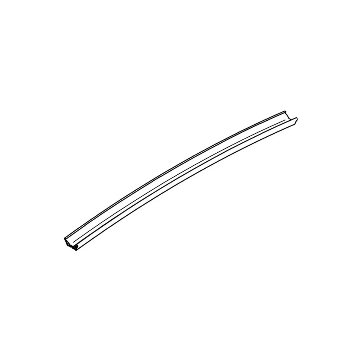Șină, neagră (curbată) pentru Thule Excellent și Elite G2