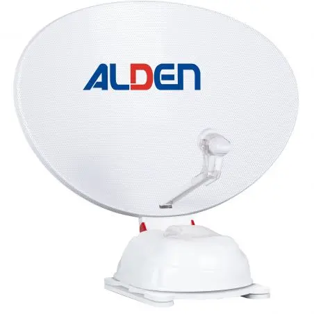 Sistem de satelit Alden AS2 80 HD Ultrawhite care include modul de control SSC HD și Smartwide 22 TV