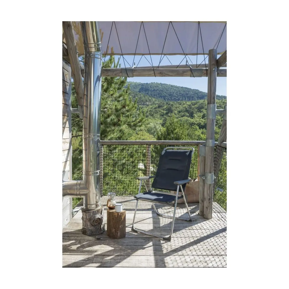 Scaun de camping Alu Cham Air Comfort - antracit