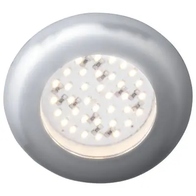 Nova vstavané bodové svietidlo, 36 SMD, 12V, matná strieborná