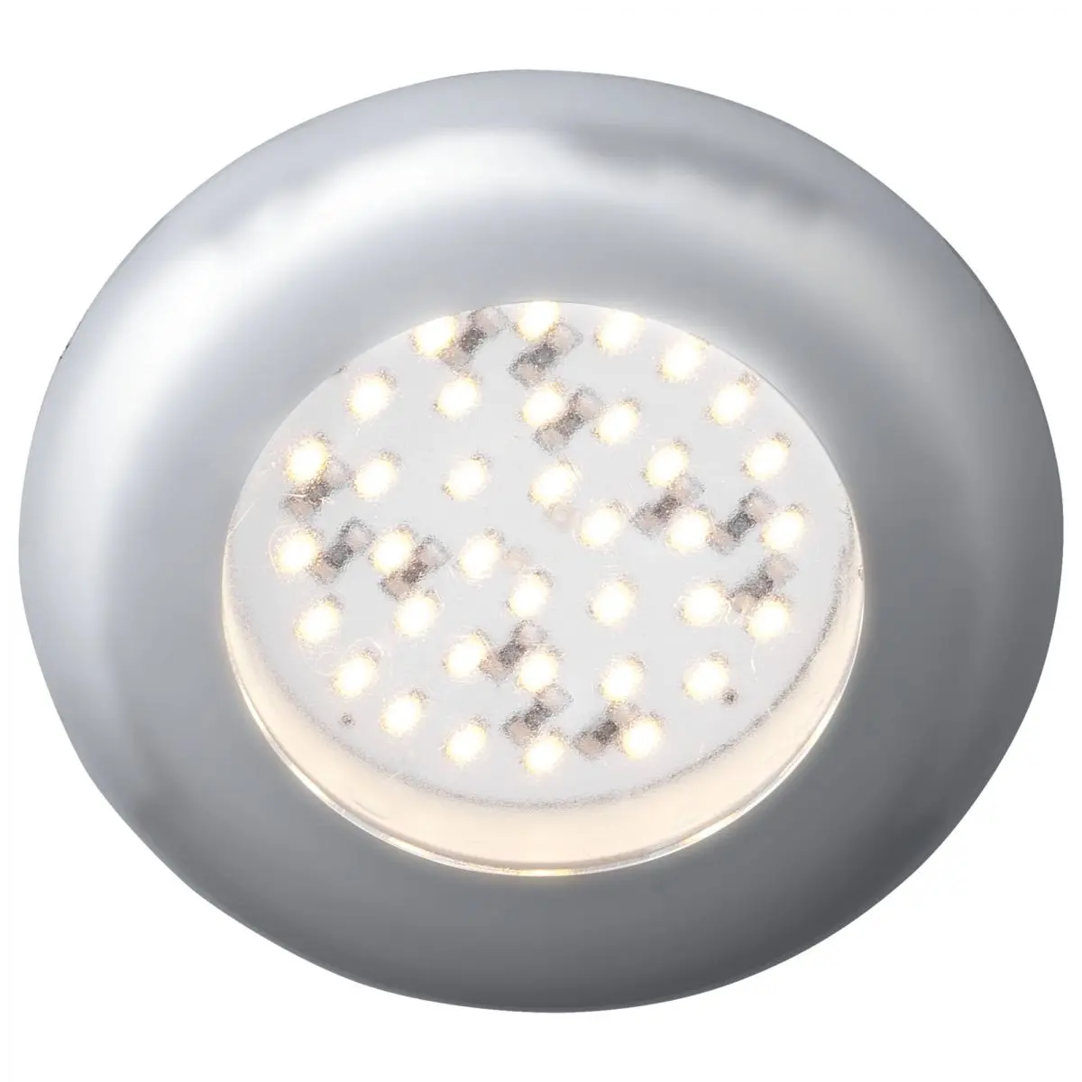 Süllyesztett spotlámpa Nova, 36 SMD, 12V, matt ezüst