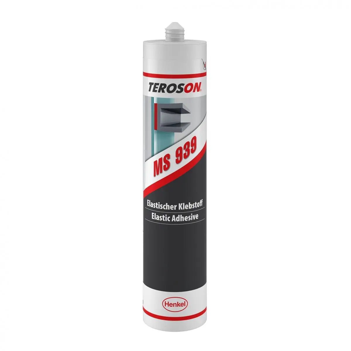 Teroson MS 939 - Adeziv elastic negru 290ml