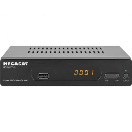 Receptor satelit Megasat HD 660 Twin, 12 / 230 volți