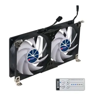Ventilator dublu pentru frigider Titan SC22+, 120 mm