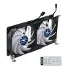 Chladnička s dvojitým ventilátorom Titan SC22+, 120 mm