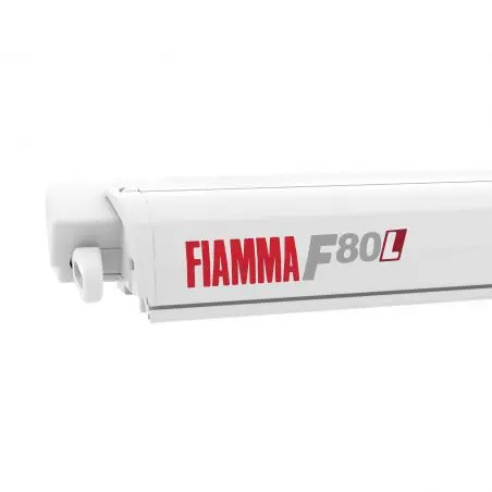 Fiammastore F80L 450 Polar White - culoare țesătură Royal Grey