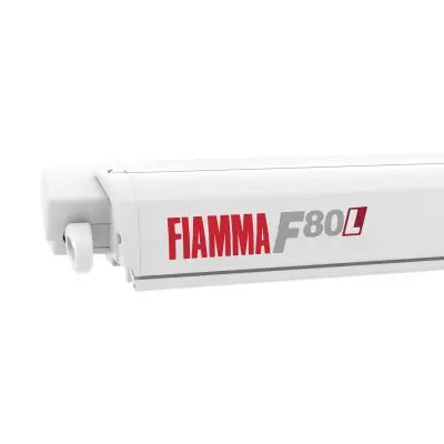 Fiammastore F80L 500 Polar White - culoare țesătură Royal Grey