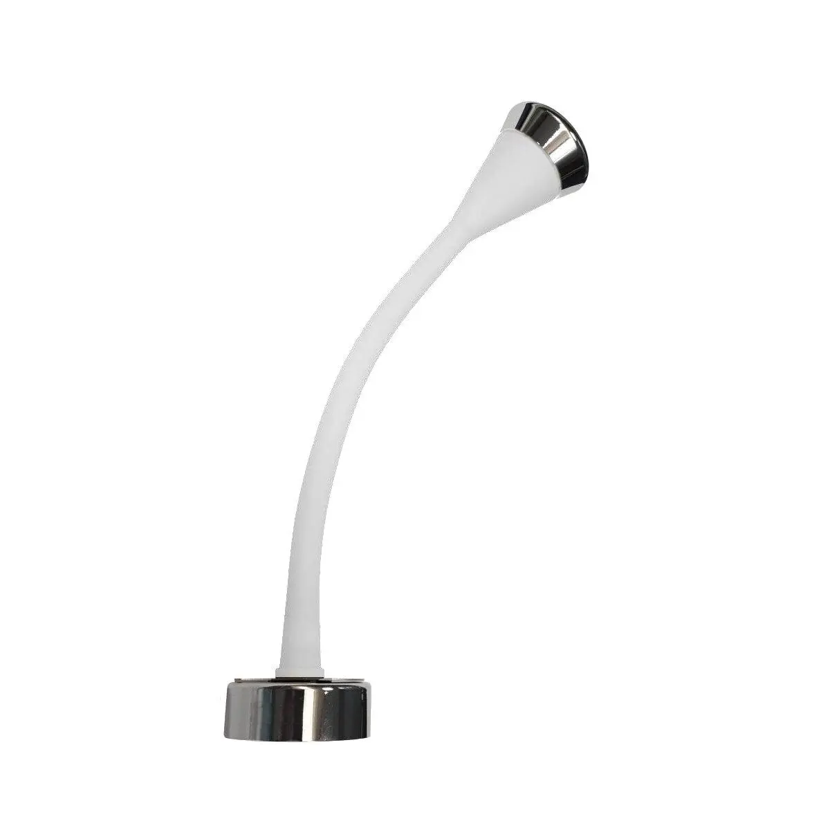 COB LED Flexi olvasólámpa - Soft-Touch, fehér - 2,1A USB-aljzat és kapcsoló - 3200 K - 1,5W