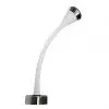 COB LED Flexi svetlo na čítanie - Soft Touch, biele - 2,1A USB zásuvka a vypínač - 3200 K - 1,5 W
