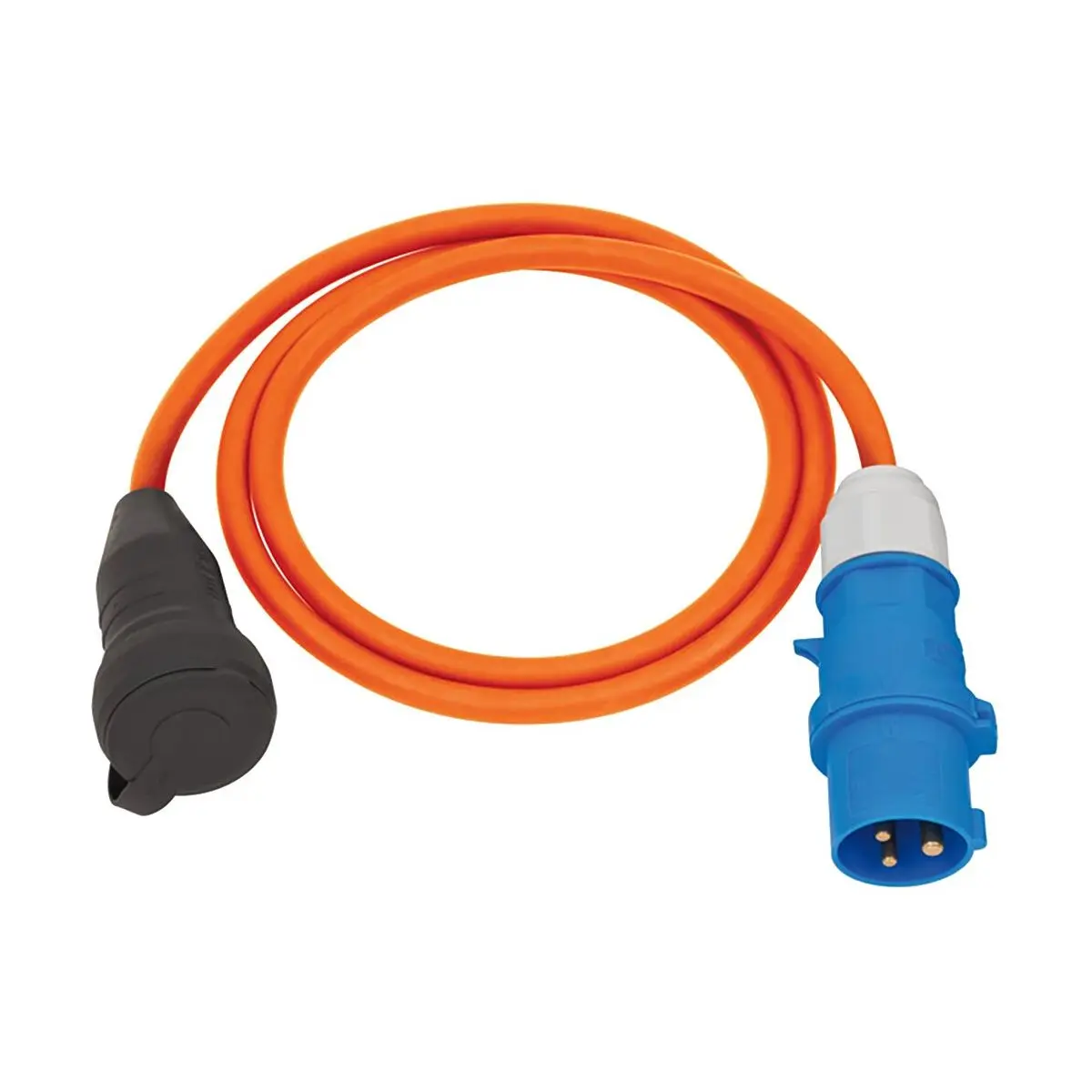 Cablu adaptor camping Brennenstuhl - IP44 1,5 m portocaliu