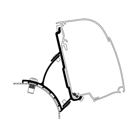 VW T5 / T6 egyterű adapter Thule 4200-hoz