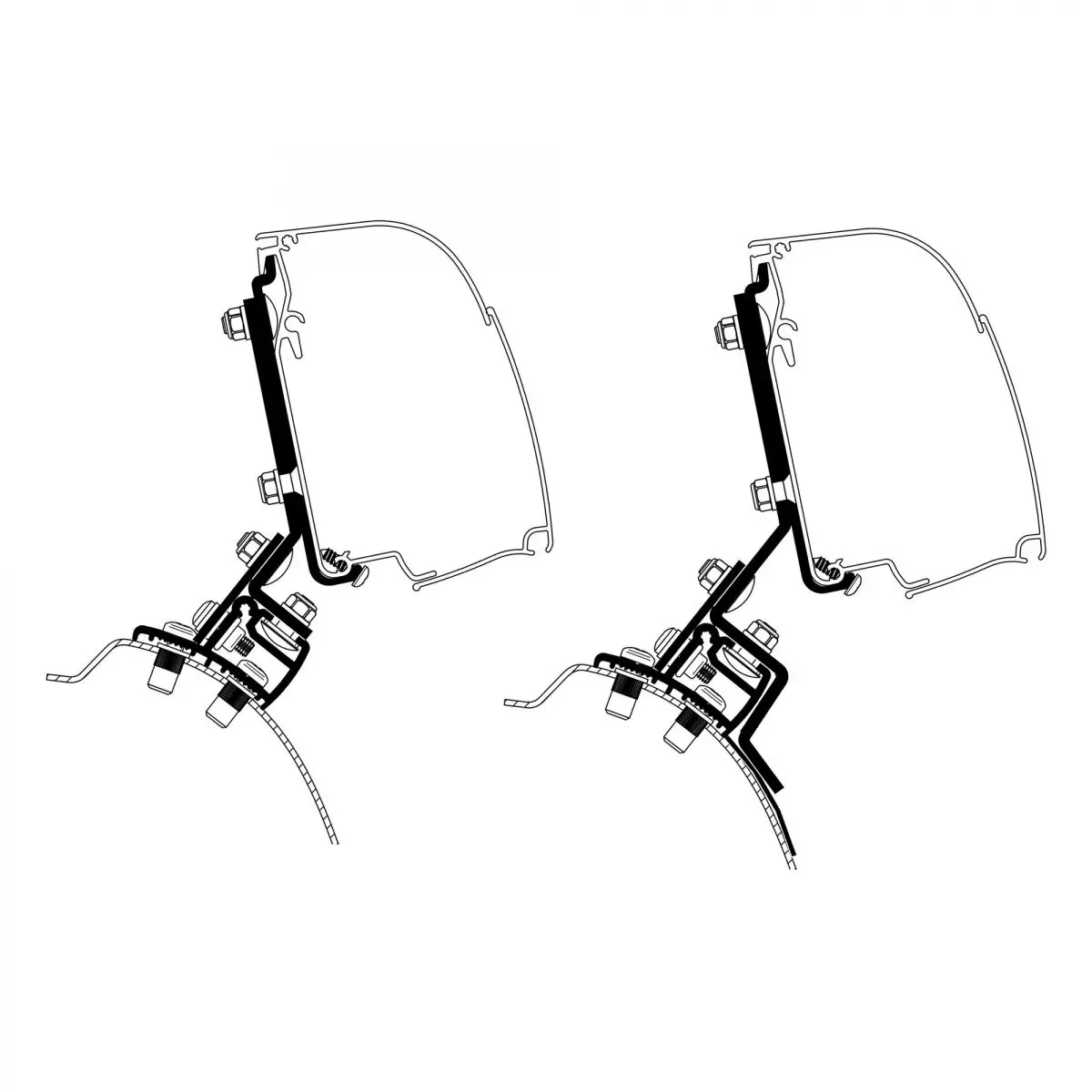 Adaptor PSA Minivan pentru Thule 4200