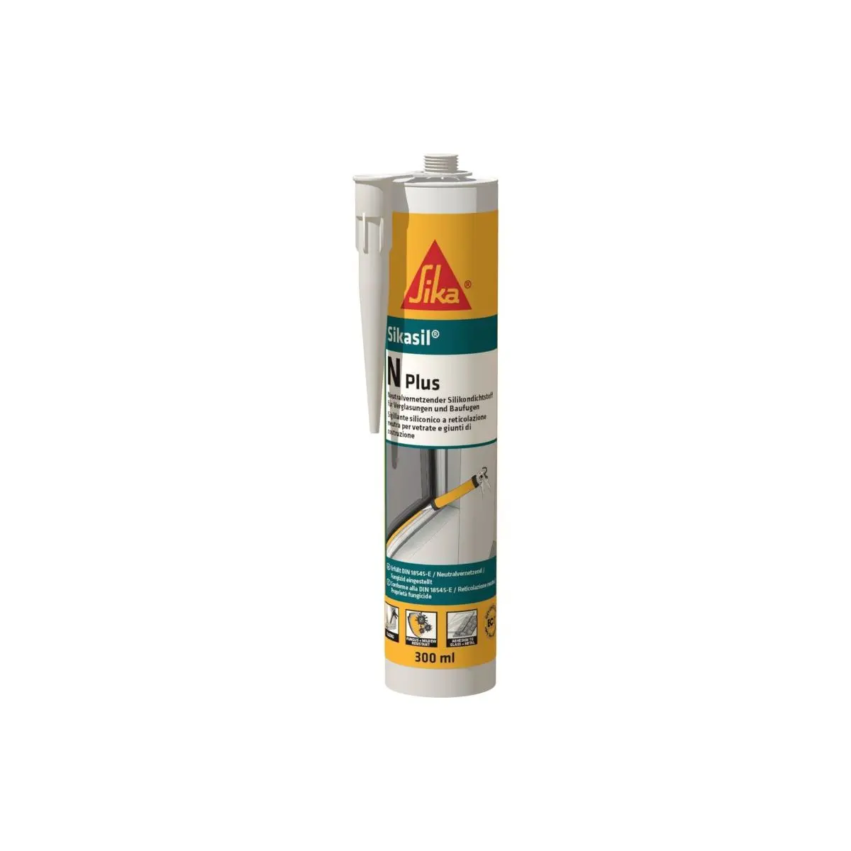 Sikasil N-Plus - 300 ml - sivý