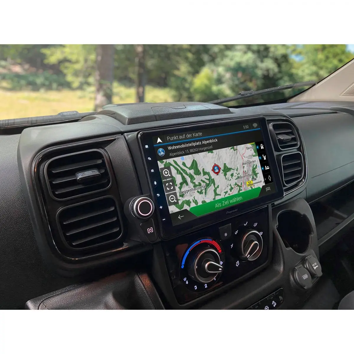 Pioneer AVIC-Z1000DAB-C navigációs rendszer Fiat Ducatohoz 2021/09-től