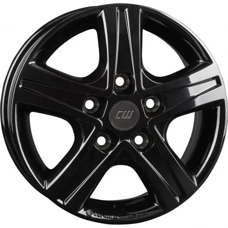 Janta din aluminiu Borbet CWD, negru lucios, 16 pentru Fiat Ducato cu sasiu usor din 2006/07