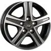 Janta din aluminiu Borbet CWD, mistral antracit lucios, 15 pentru Fiat Ducato cu sasiu usor - din 2006/07