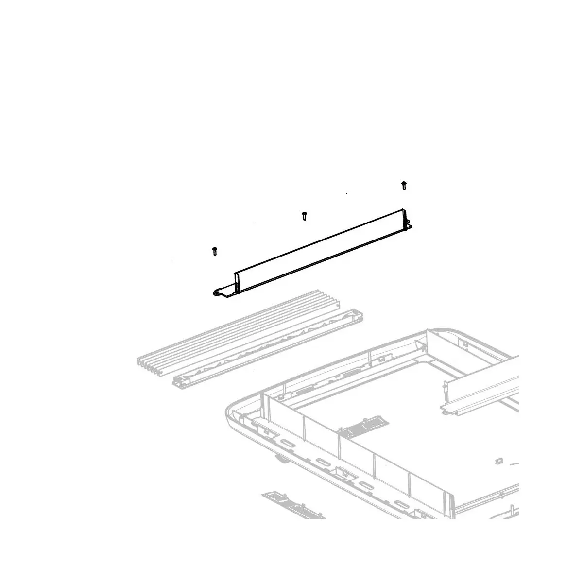 Panou pentru cadru interior - pentru Midi-Heki/Style 700x500